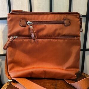 Osgoode Marley NWOT Copper Nylon Small Crossbody Bag
